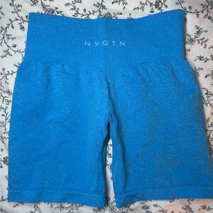 NVGTN Women's Vibrant Blue Bike Shorts